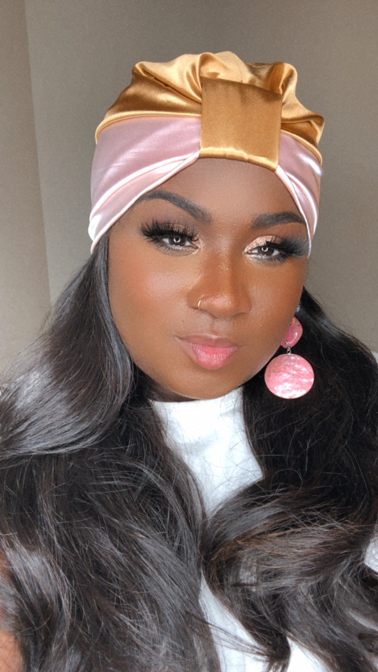 “Goddess” Turban Pink