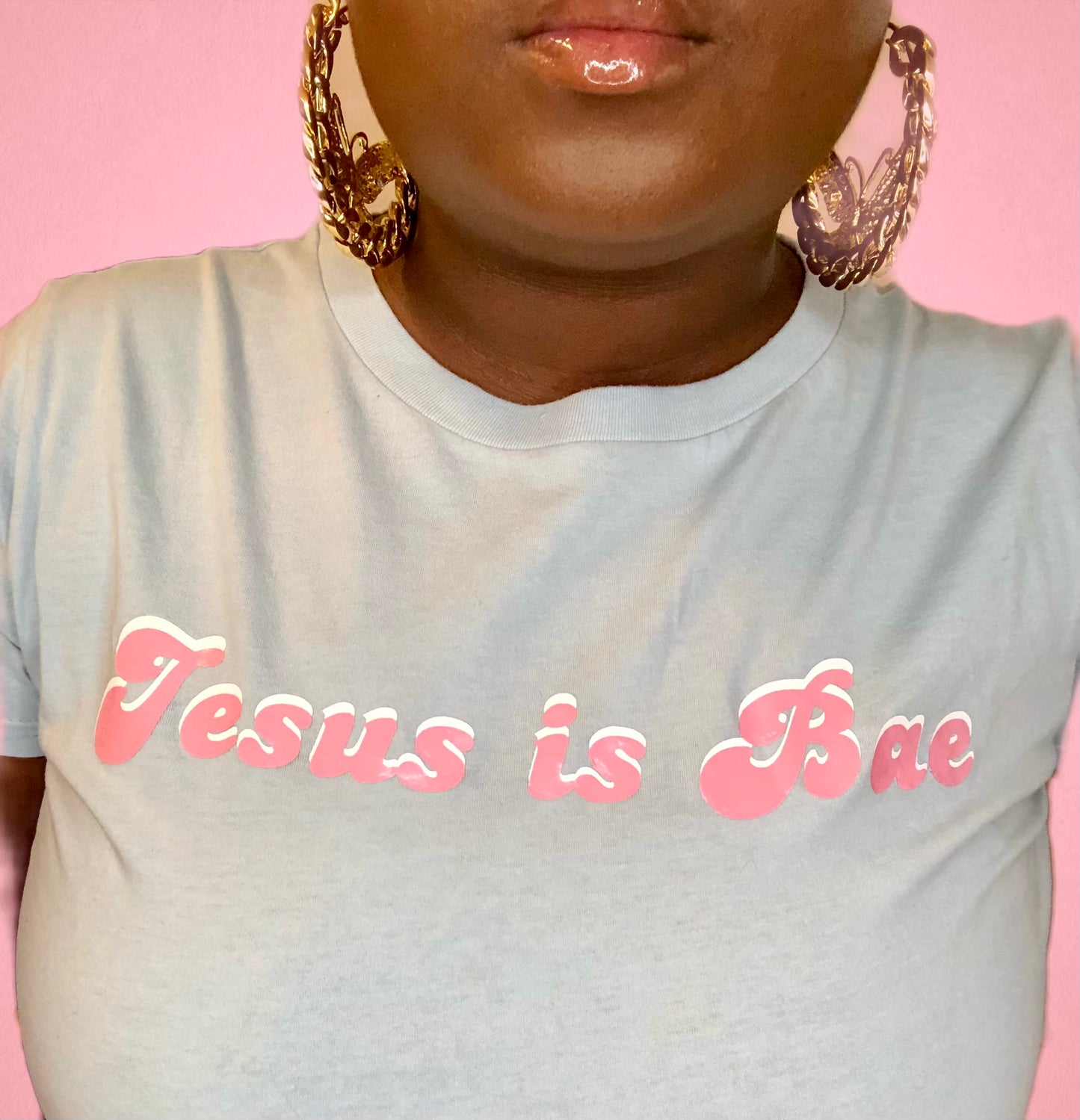 “Jesus is Bae” cropped tee